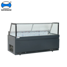 Butcher Display Fridge Showcase con congelador de almacenamiento inferior